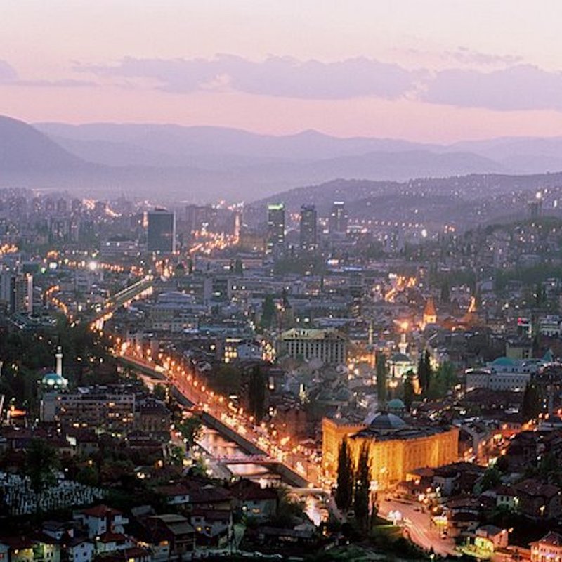 Sarajevo twilight