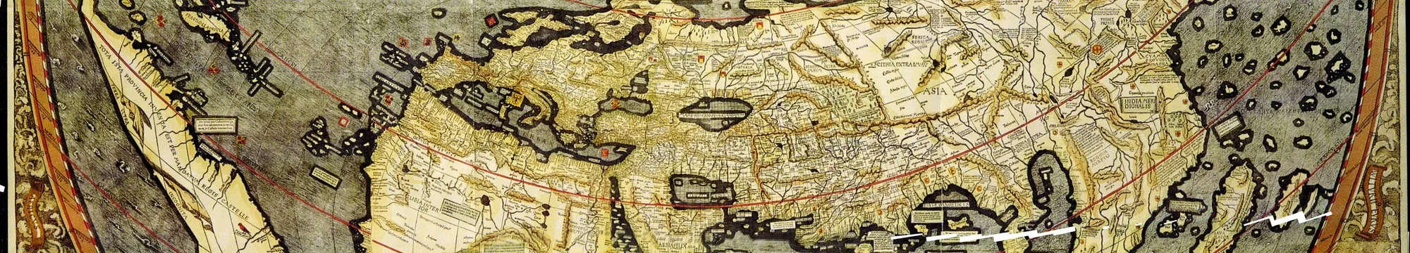 AMERICA COMES FROM FREIBURG: Cartographer Waldseemüller from Freiburg was the first to show the New World as a Continent in 1507 and named it AMERICA