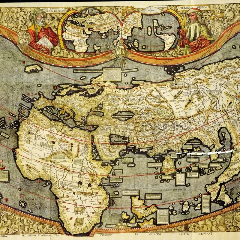 AMERICA COMES FROM FREIBURG: Cartographer Waldseemüller from Freiburg was the first to show the New World as a Continent in 1507 and named it AMERICA