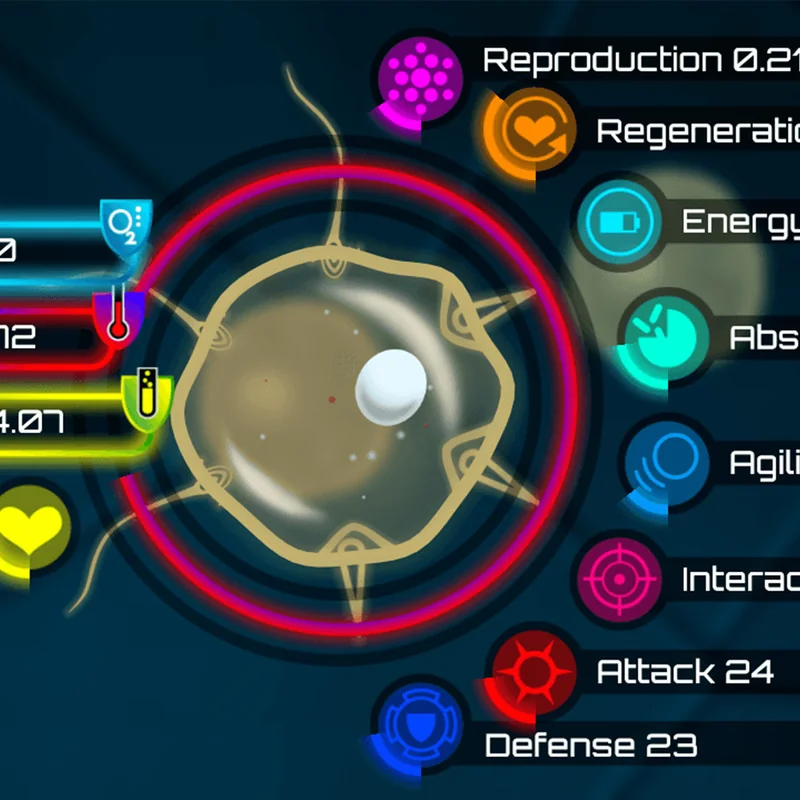 Cancer: Modeling evolution and natural selection, the „Mitosis Game“