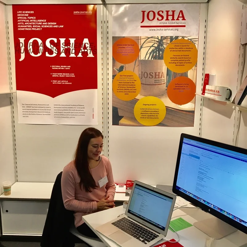 Visit JOSHA at the Frankfurt Book Fair HALL 4.2 Booth A 42